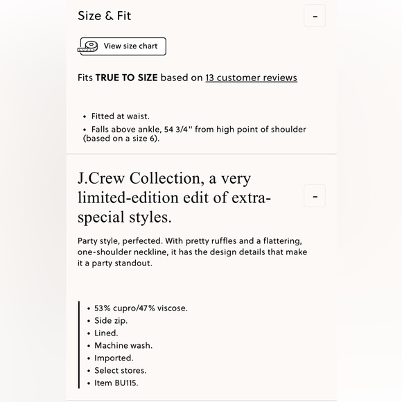 J.Crew Collection one-shoulder ruffle-hem dress blue painted floral print. Sz 00 - Picture 7 of 7